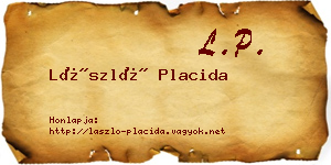 László Placida névjegykártya